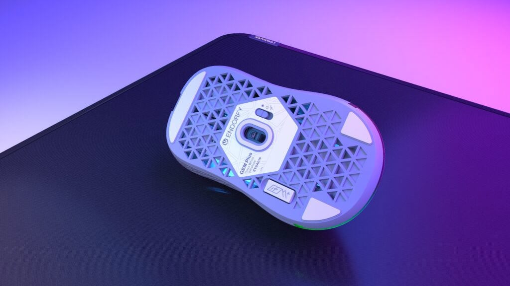 Endorfy Gem Plus Wireless Onyx White Argb Mouse H4