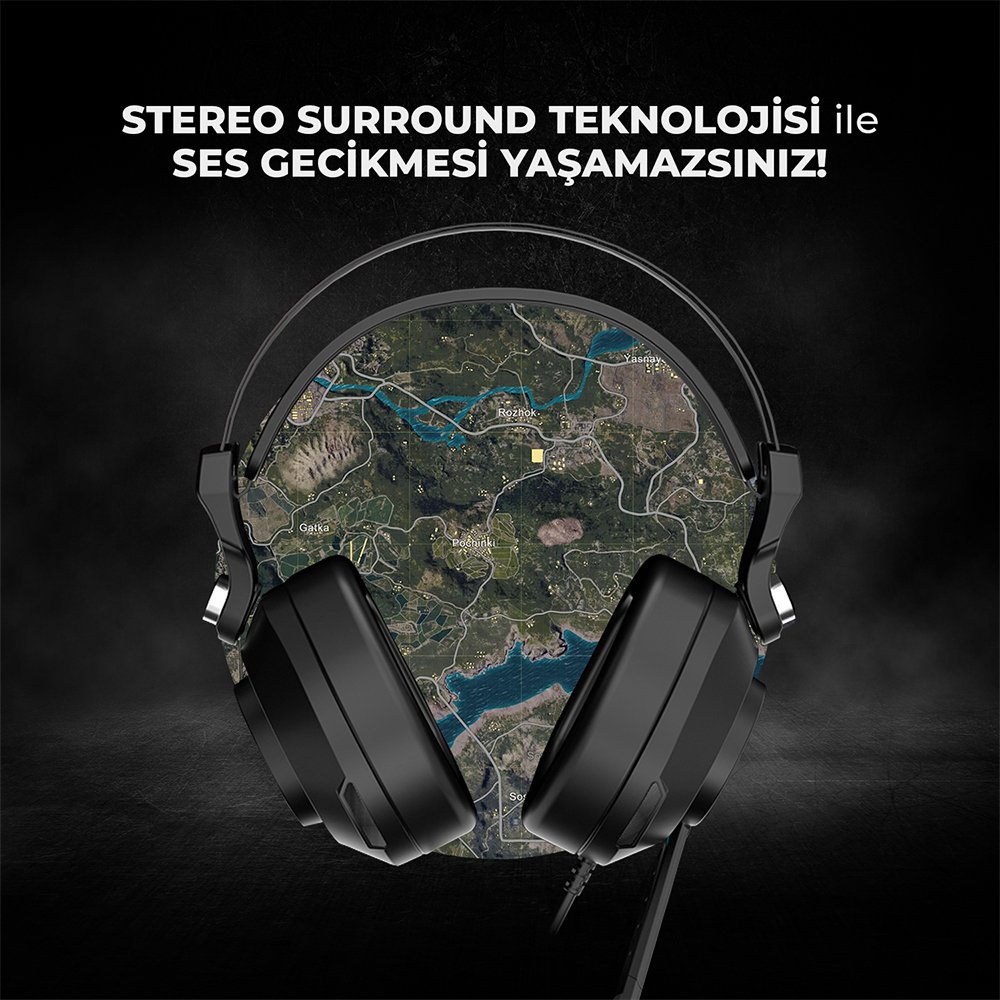 Lecoo HT405 Kulak Üstü RGB Led Aydınlatma Kablolu Gaming Oyuncu Kulaklık