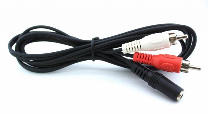 electroon 2RCA Erkek 3,5mm Stereo DiÅ?i Ses Kablosu 1,5 Metre
