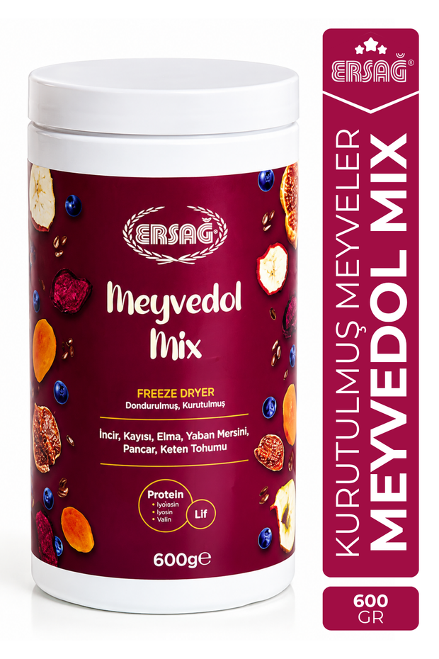 Ersağ Meyvedol Mix 600 GR Meyveli Toz İçecek