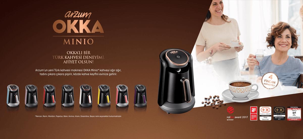 OK004-K ARZUM OKKA MINIO TÜRK KAHVESİ MAKİNESİ