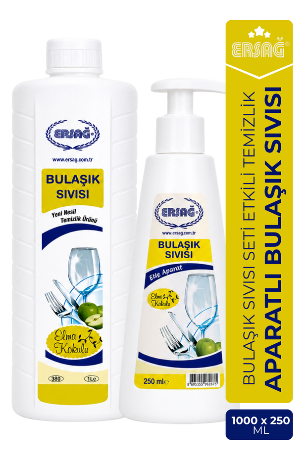 Ersağ Aparatlı Elmalı Bulaşık Sıvısı