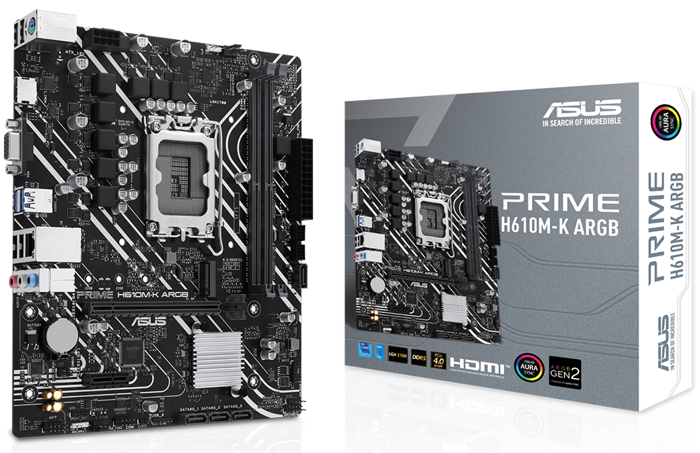 PRIME H610M-K-ARGB PRIME H610M-K-ARGB