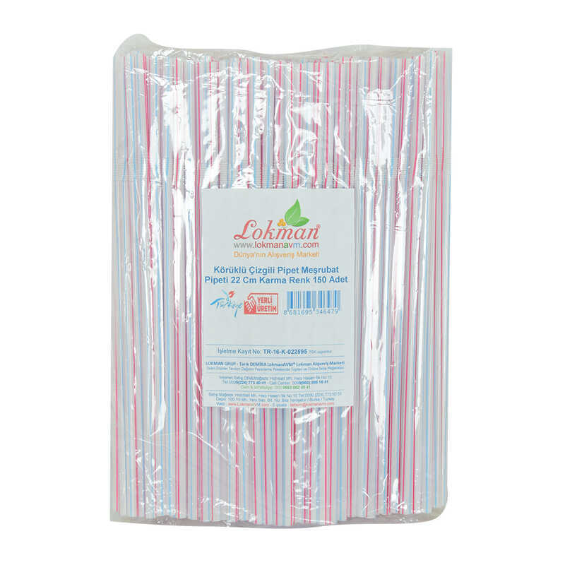 LOKMANAVM KÖRÜKLÜ ÇİZGİLİ PİPET AYRAN KOLA MEŞRUBAT PİPETİ LOKMANAVM KÖRÜKLÜ ÇİZGİLİ PİPET AYRAN KOLA MEŞRUBAT PİPETİ
