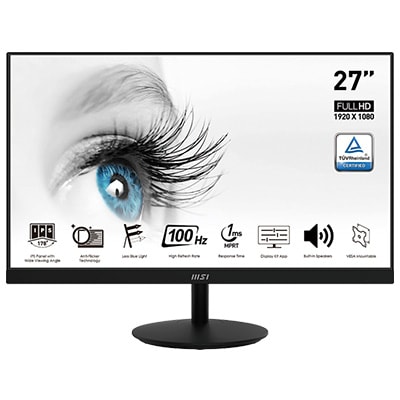 MSI PRO MP271A 27 inç Monitör – görsel 1