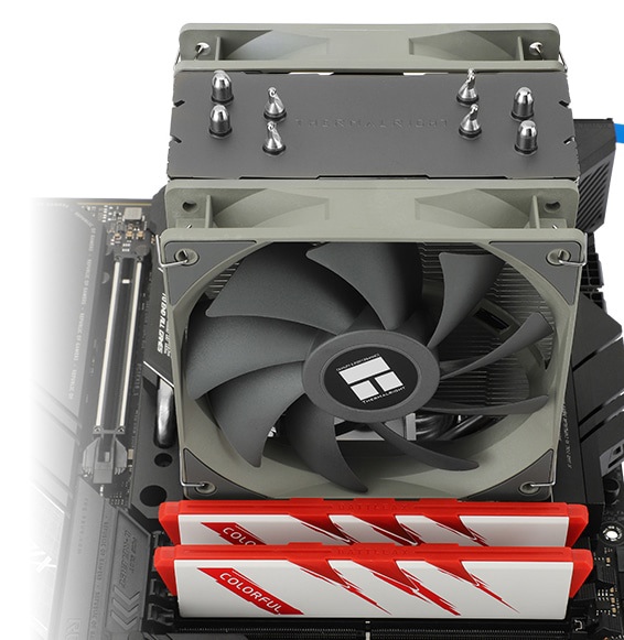 Thermalright Assassin Spirit 120 Plus V2 120mm Intel Amd Uyumlu Hava Sogutucu 2 Yil Birebir Degisim Garantili H2