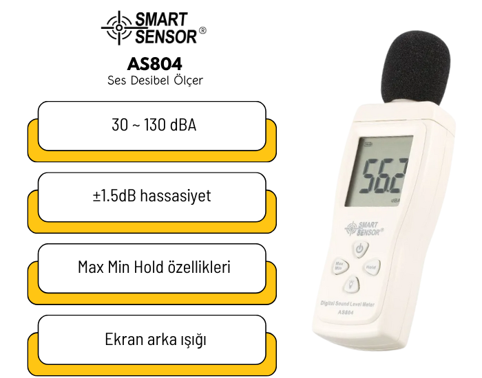 as804 ses ölçer