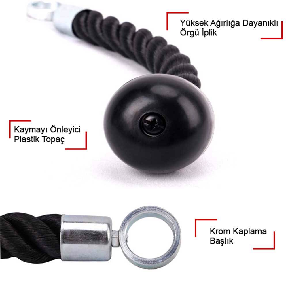 XTR Fitness Triceps Halatı Tek