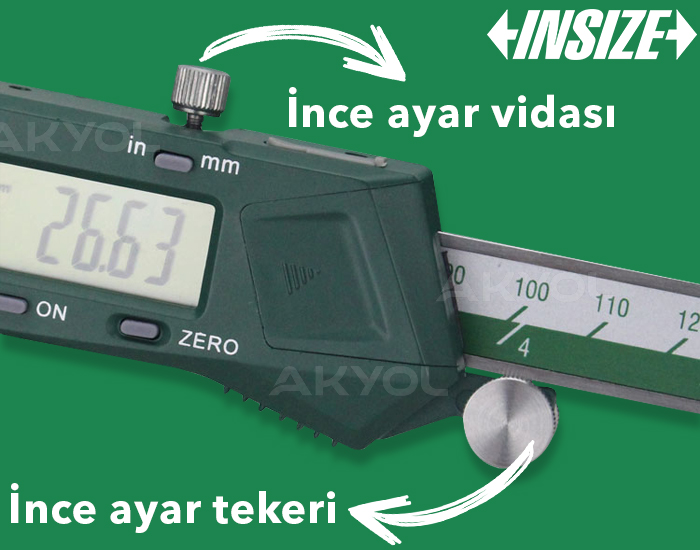 insize 1108-150 mm dijital kumpas