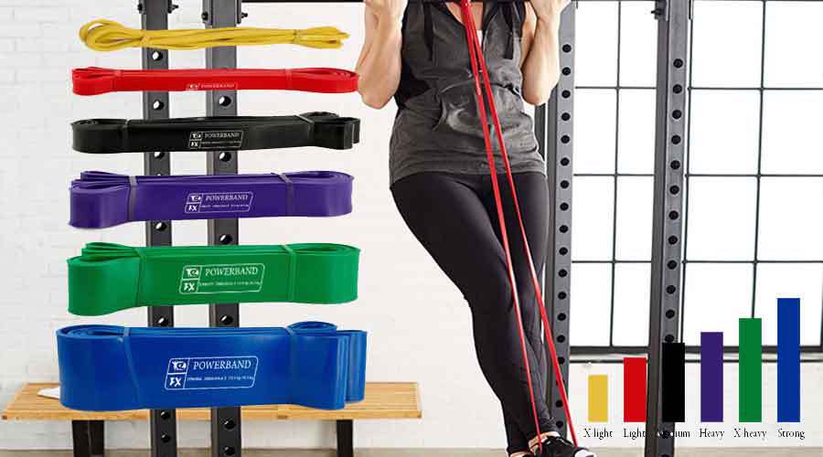 Powerband Direnç Lastiği ve Egzersiz Bandı Lacivert Strong