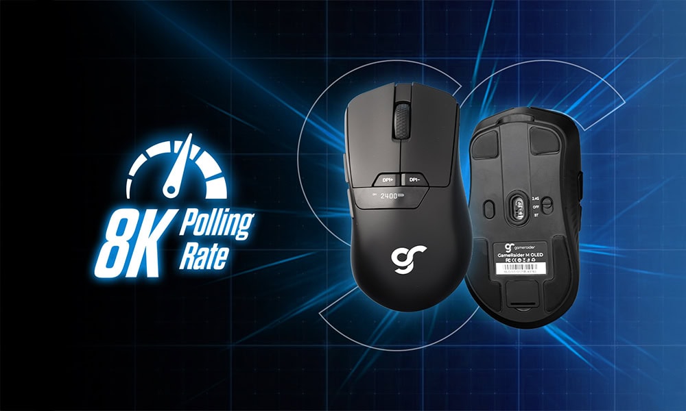 8000 Hz polling rate