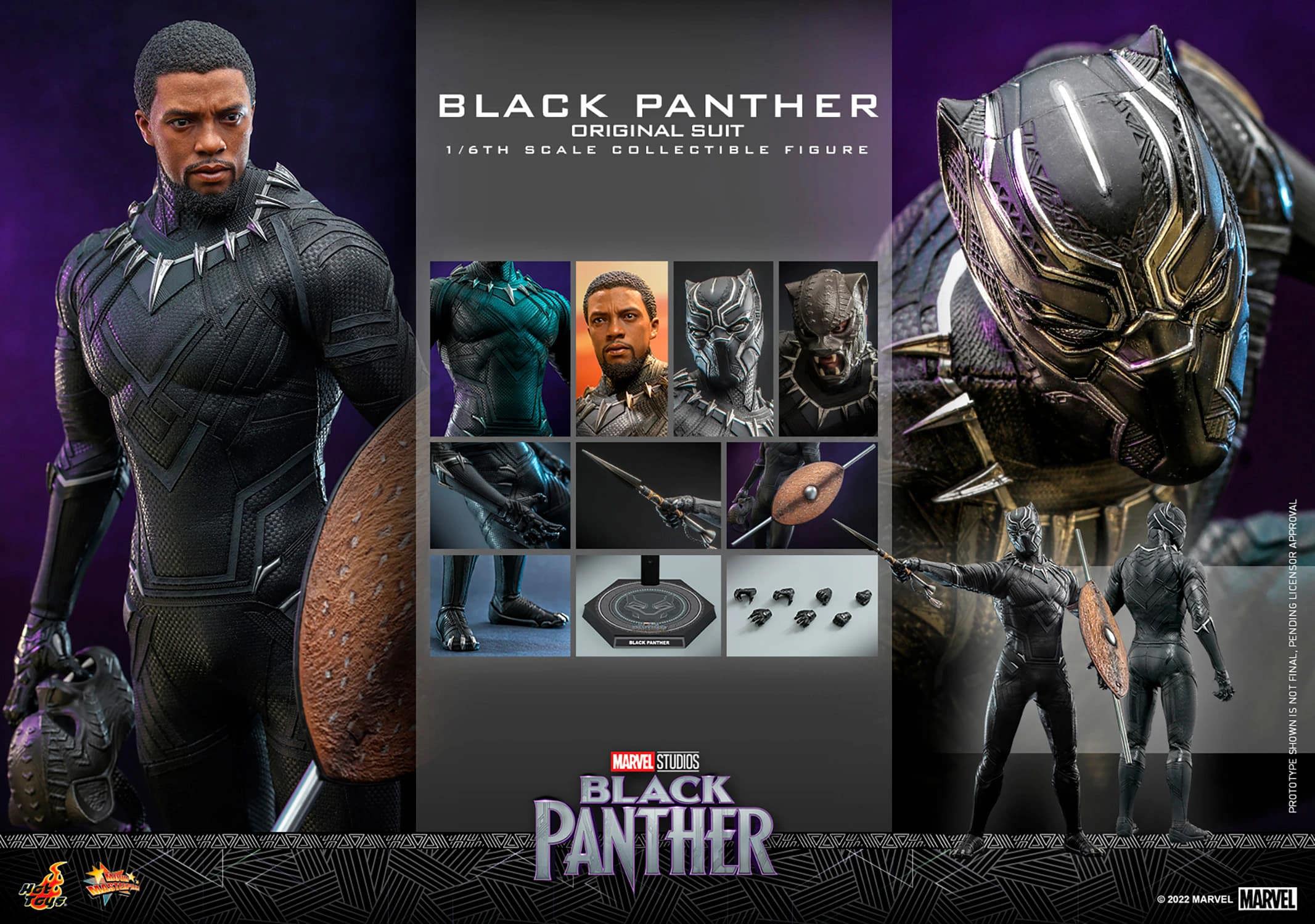 Hot Toys Black Panther (Original Suit) Sixth Scale Figure - 911691