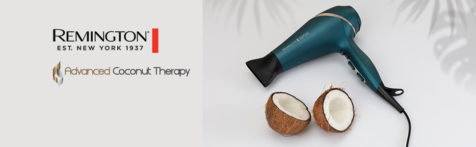 Remington, Advanced Coconut Therapy, hairdryer, Saç Kurutma Makinesi, AC8648, İonic, İyonik, saç