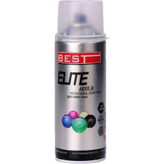 Esra Store Best Elite 9010 Mat Beyaz Akrilik Sprey Boya 400 ml