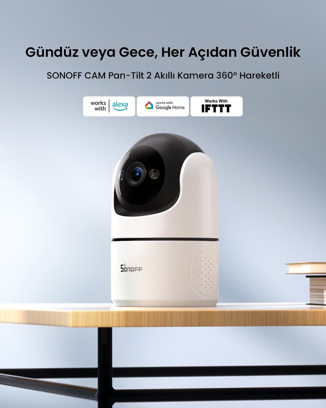SONOFF CAM Pan-Tilt 2 Akıllı Kamera 360° Hareketli