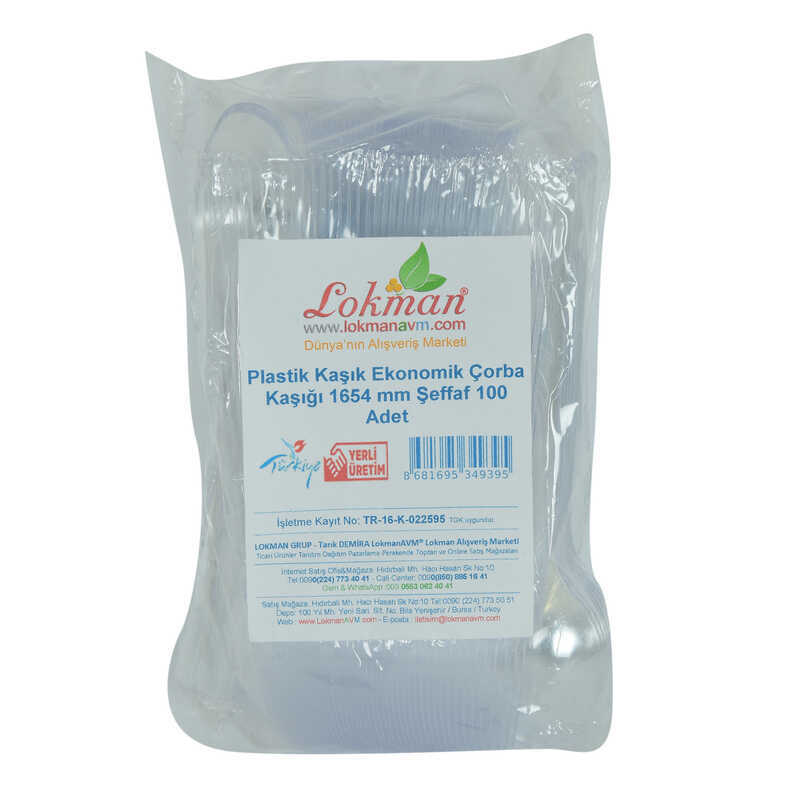 LOKMANAVM PLASTİK KAŞIK EKONOMİK ÇORBA KAŞIĞI