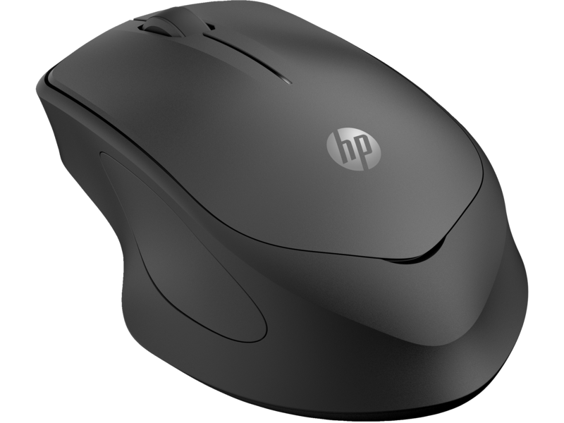 20C2 - HP Wireless Silent 280M Mouse (Jet Black) Rear Left
