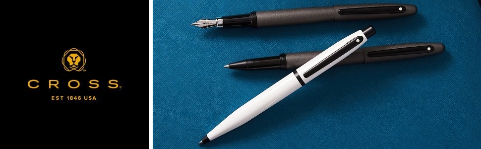 Sheaffer VFM Strobe Gümüş Dolma Kalem, Krom Trim ve İnce Uçlu