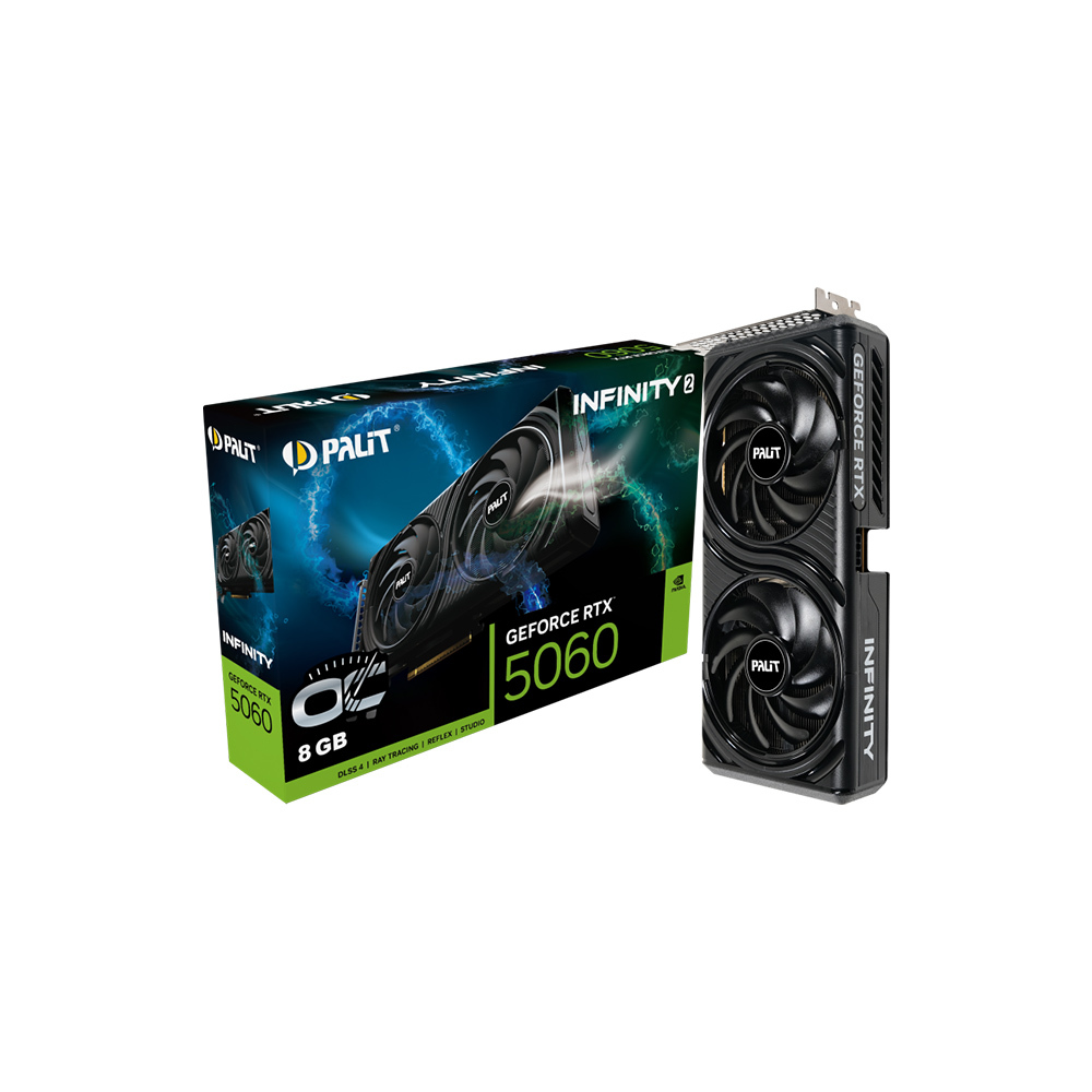 Palit RTX5060 INFINITY 2 OC 8GB 128Bit GDDR7 3x DP, HDMI Ekran Kartı