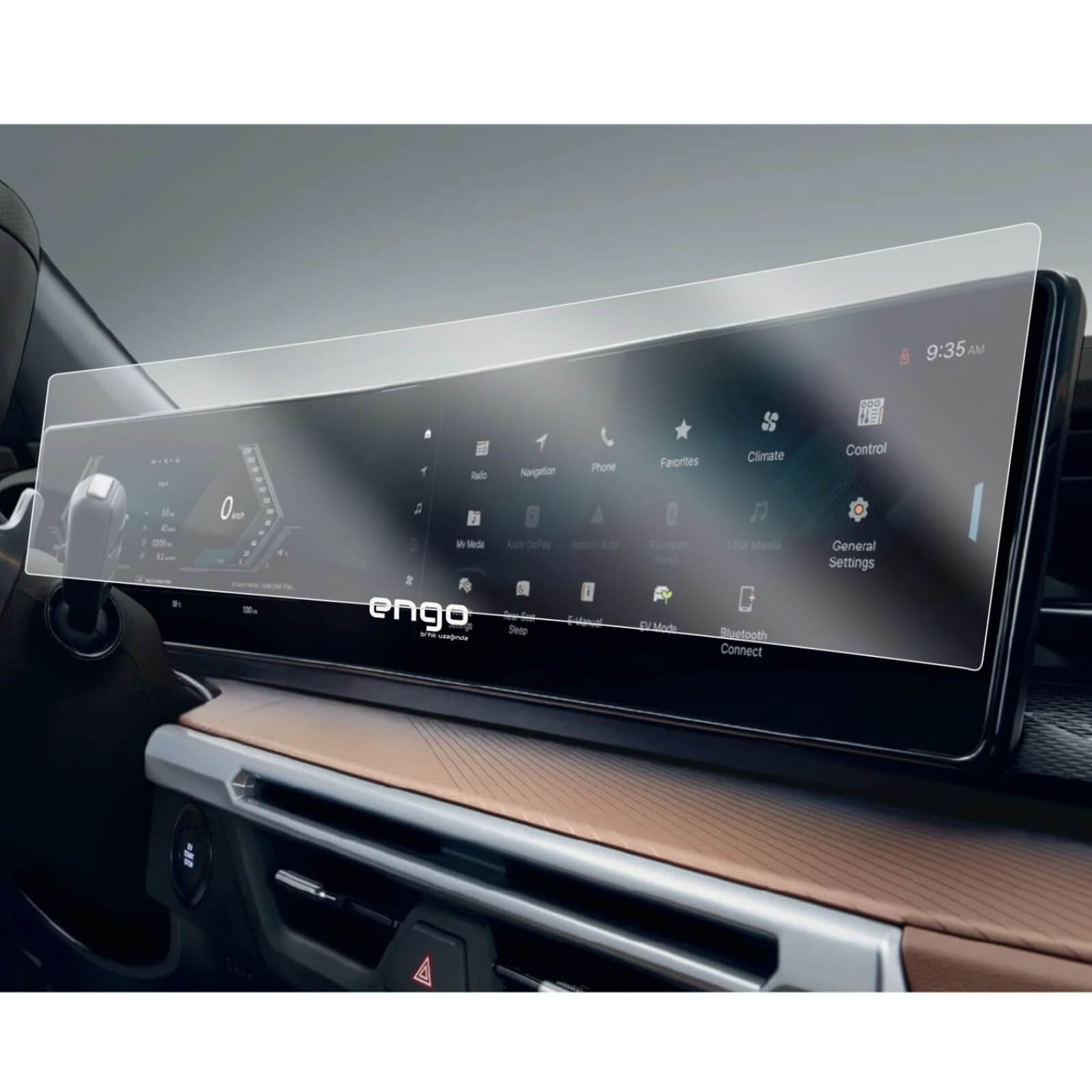 SsangYong Musso EV Mat Ekran Koruyucu Multimedya Gösterge