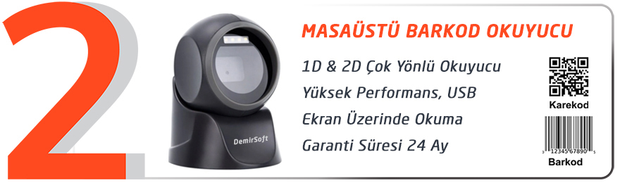Barkodlu Satış Programı Barkod Okuyucu - Etiket Yazıcı