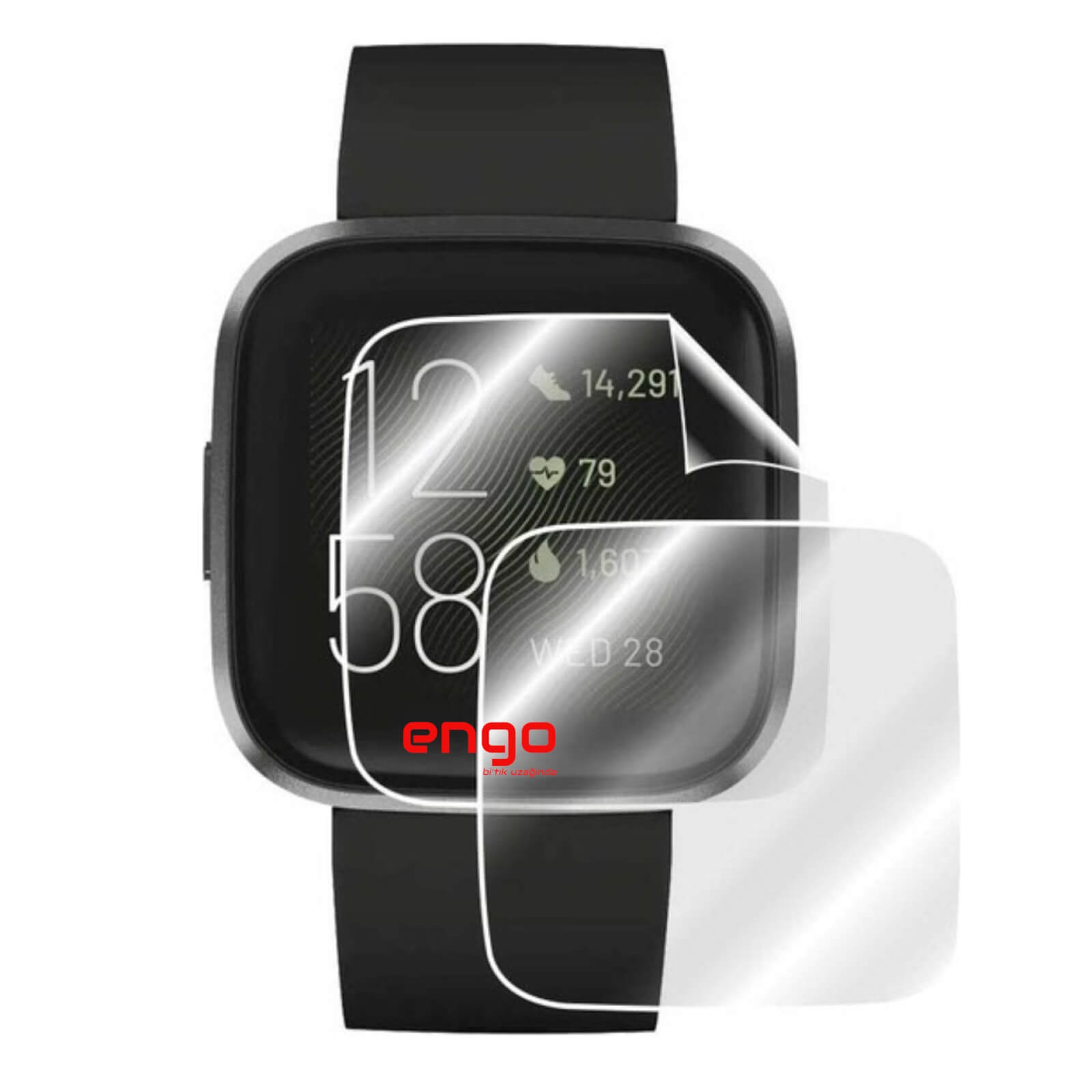 Fitbit Versa 2 Ekran Koruyucu TPU Film Şeffaf 2 Adet