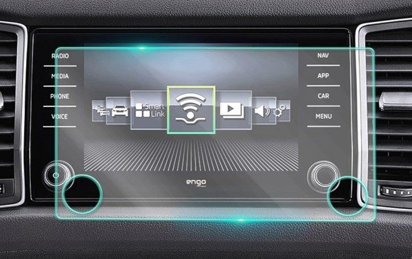Skoda Karoq Ekran Koruyucu 8 inç Multimedya Nano Şeffaf