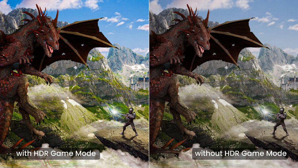 Daha iyi bir oyun deneyimi için Özel HDR Oyun Modlarına sahip TK710