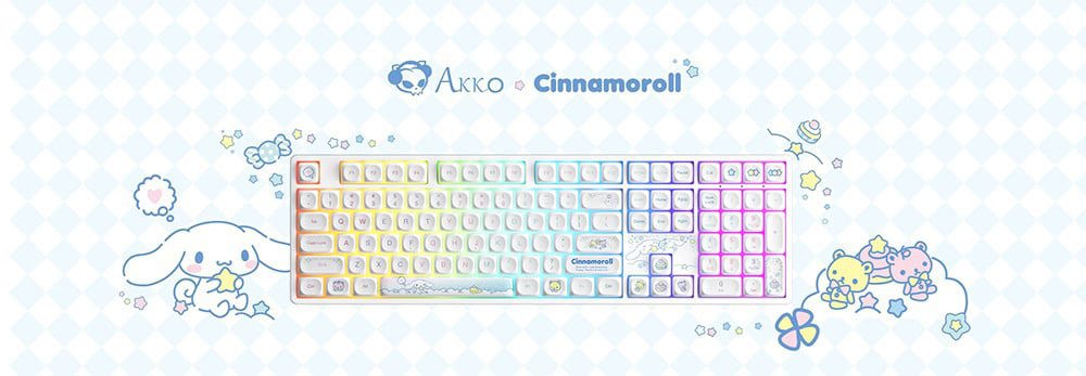 Akko Cinnamoroll Star 5108b Plus Gaming Klavye H1