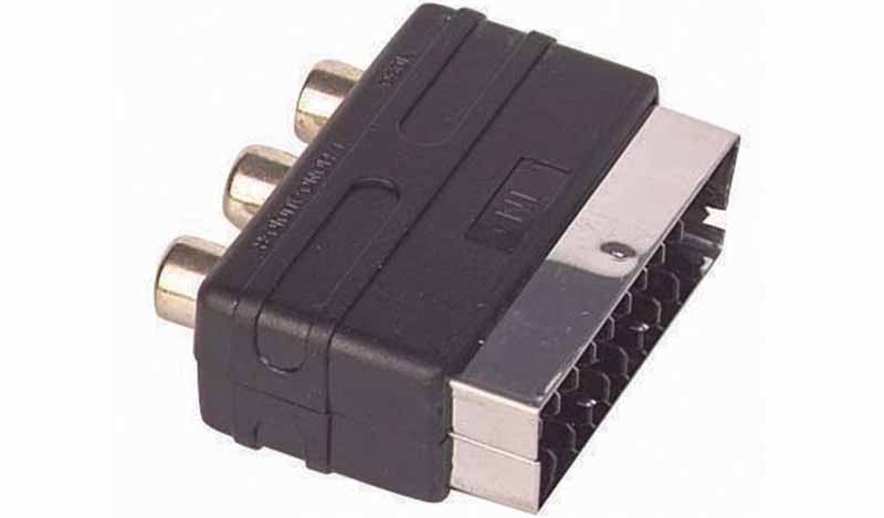 Scart Erkek-Rca Dişi Ara Mini Adaptör