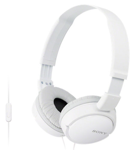 Sony MDR-ZX110APW Beyaz Kulaküstü Mikrofonlu Kulaklık