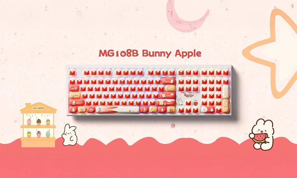AKKO MONSGEEK MG108B Bunny Apple