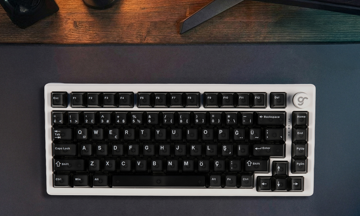 GameRaider Cherry Single Shot Şeffaf Keycap Set