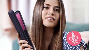 Pürüzsüz, ipeksi ve parlak saçlar için keratin seramik plakalar