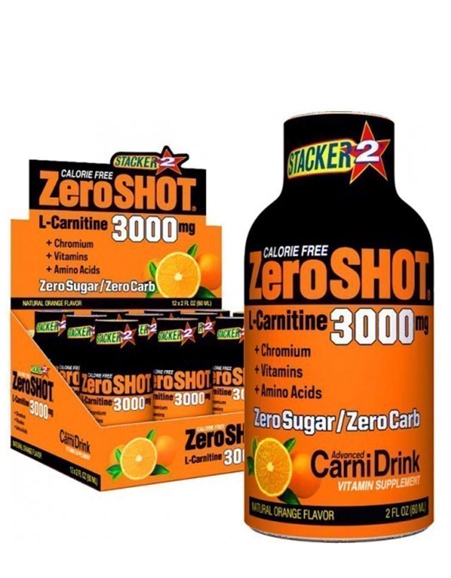 zero shot l carnitine Zero Shot 3000 Mg L-Carnitine Portakal 12 Ampül