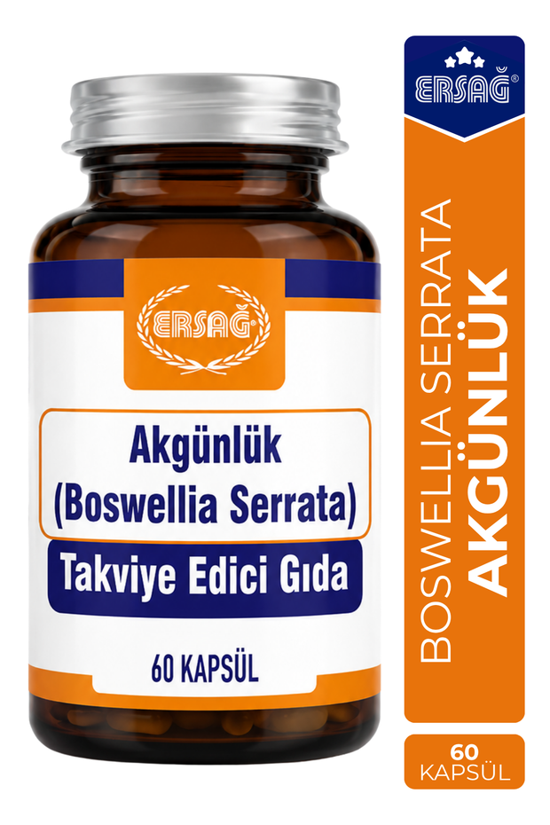 ERSAĞ Akgünlük Boswellia Serrata Takviye Edici Gıda 60 Kapsül