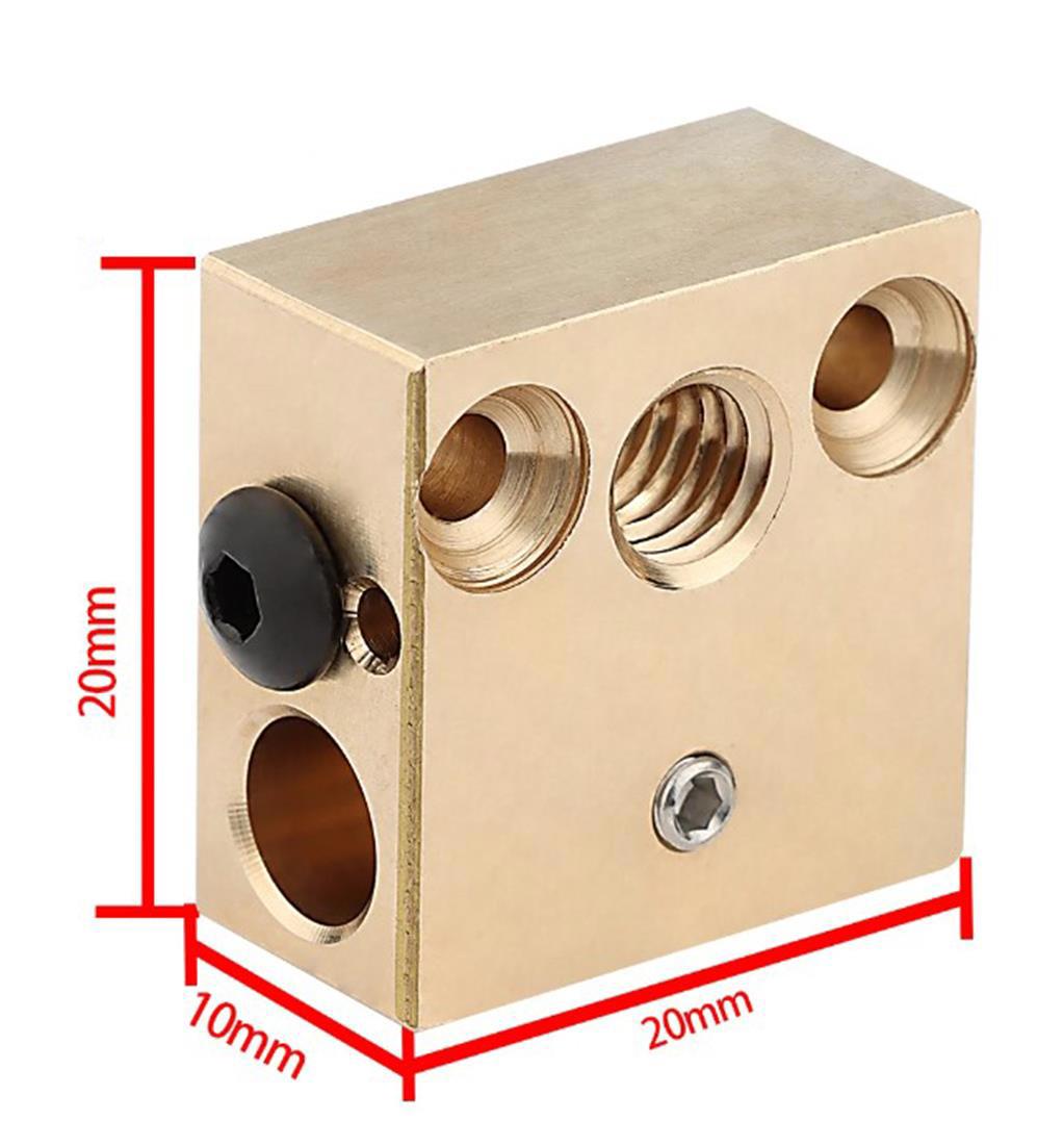 Creality Ender 3-Cr10 Isıtma Bloğu Pirinç(400°C)-2