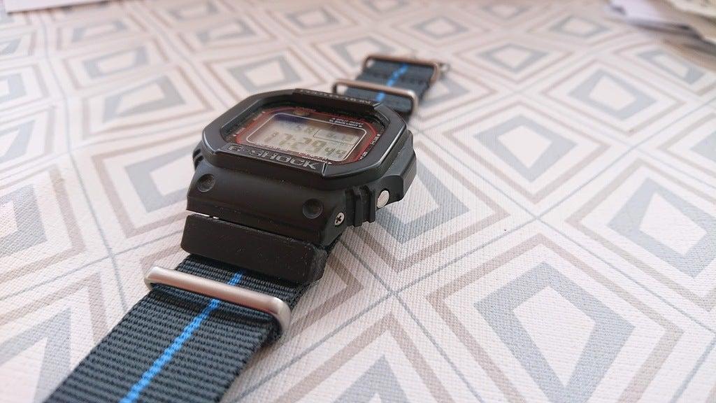 Casio G-Shock Nato Askı Adaptörü Organik Plastikten Aparat Casio G-Shock Nato Askı Adaptörü Organik Plastikten Aparat