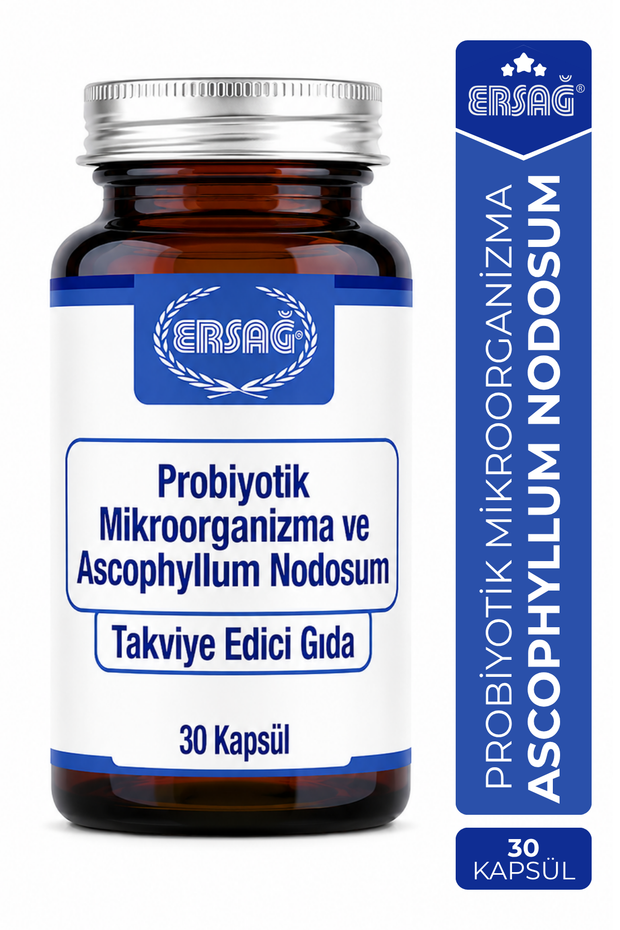 ERSAĞ Probiyotik Mikroorganizma ve Ascophyllum Nodosum 30 Kapsül