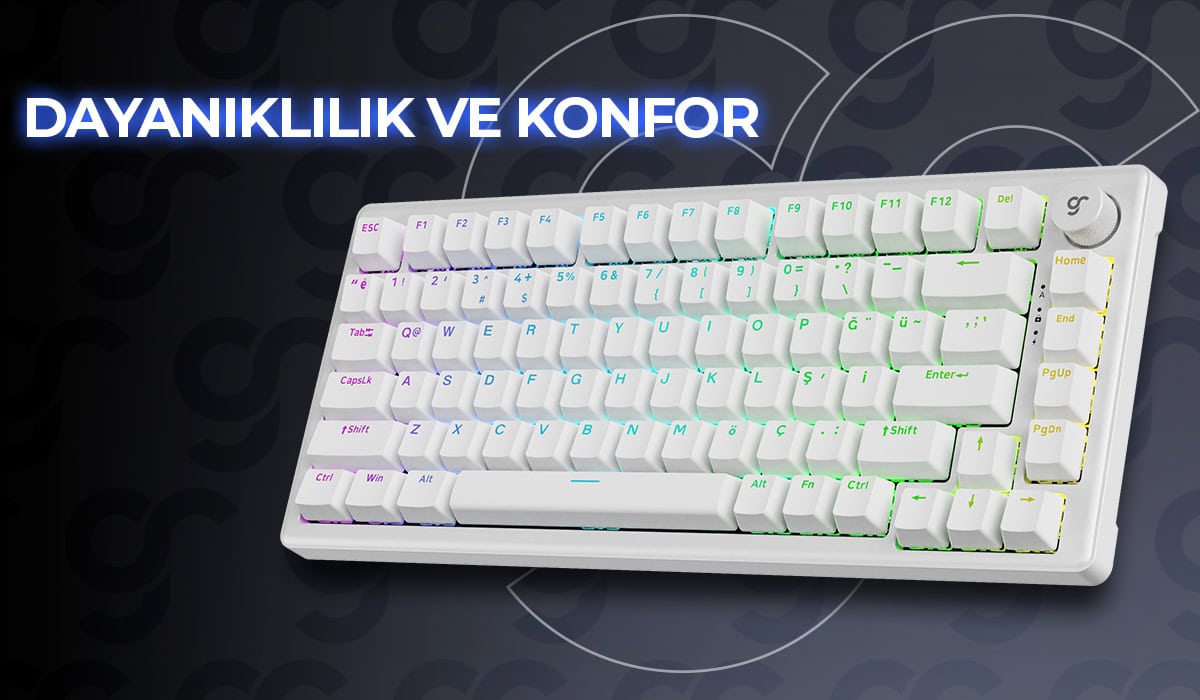 GameRaider K1 HE White Gaming Klavye H5