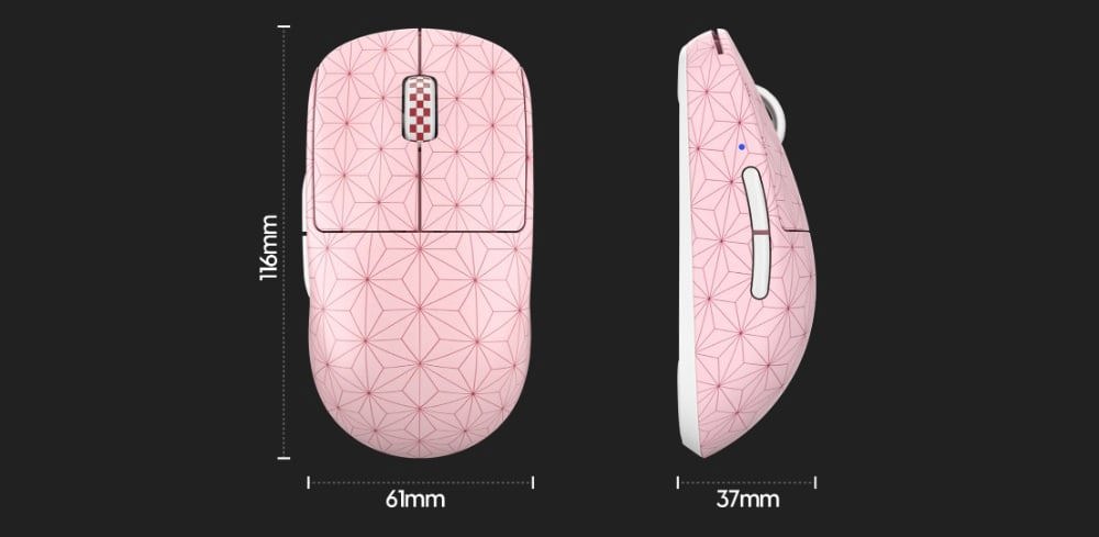 Pulsar X2 V2 Demon Slayer Nezuko 4k Özel Paket Mouse H5