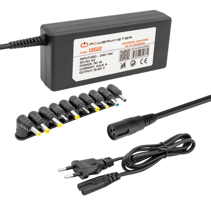 Powermaster Notebook Adaptörü 90 W Unıversal