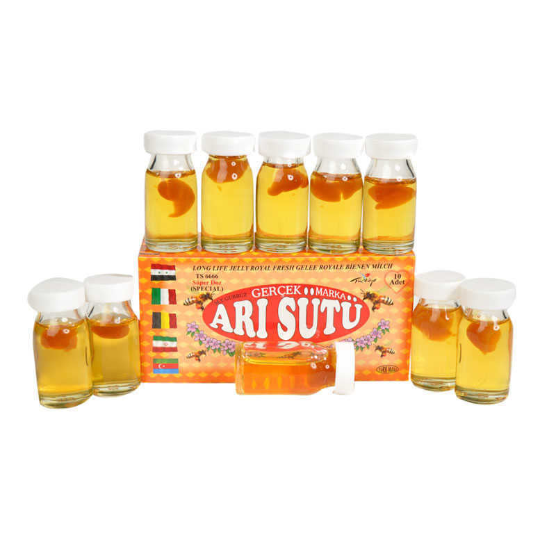 GERÇEK ARI SÜTÜ SÜPER DOZ SPECİAL 100GR 10ŞİŞE GERÇEK ARI SÜTÜ SÜPER DOZ SPECİAL 100GR 10ŞİŞE
