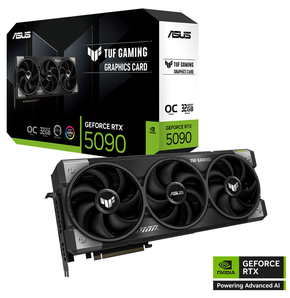 ASUS TUF Gaming GeForce RTX™ 5090 32GB GDDR7 OC Edition ASUS TUF Gaming GeForce RTX™ 5090 32GB GDDR7 OC Edition