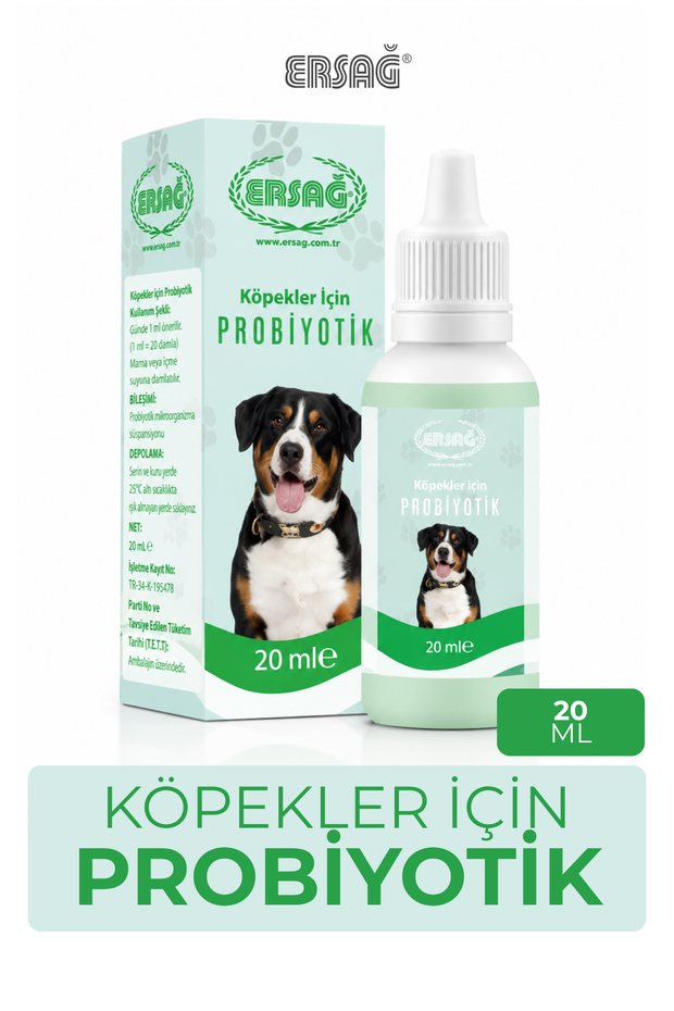 ERSAĞ Köpekler İçin Probiyotik Destek 20 ML