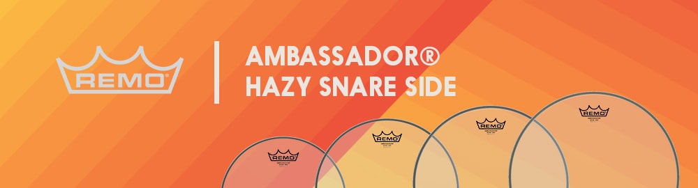 REMO AMBASSADOR® HAZY SNARE SIDE REMO AMBASSADOR® HAZY SNARE SIDE