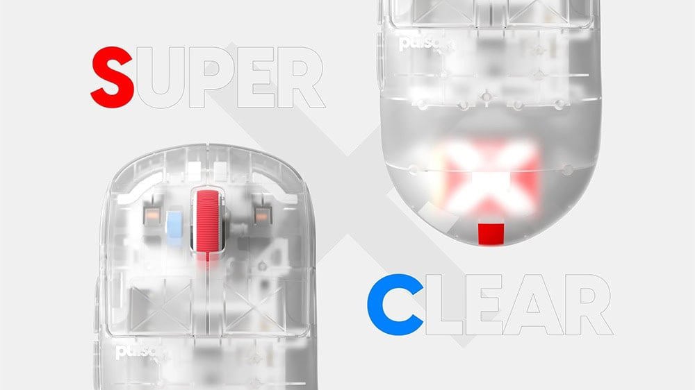 Pulsar X2h Super Clear Edition Mouse H1