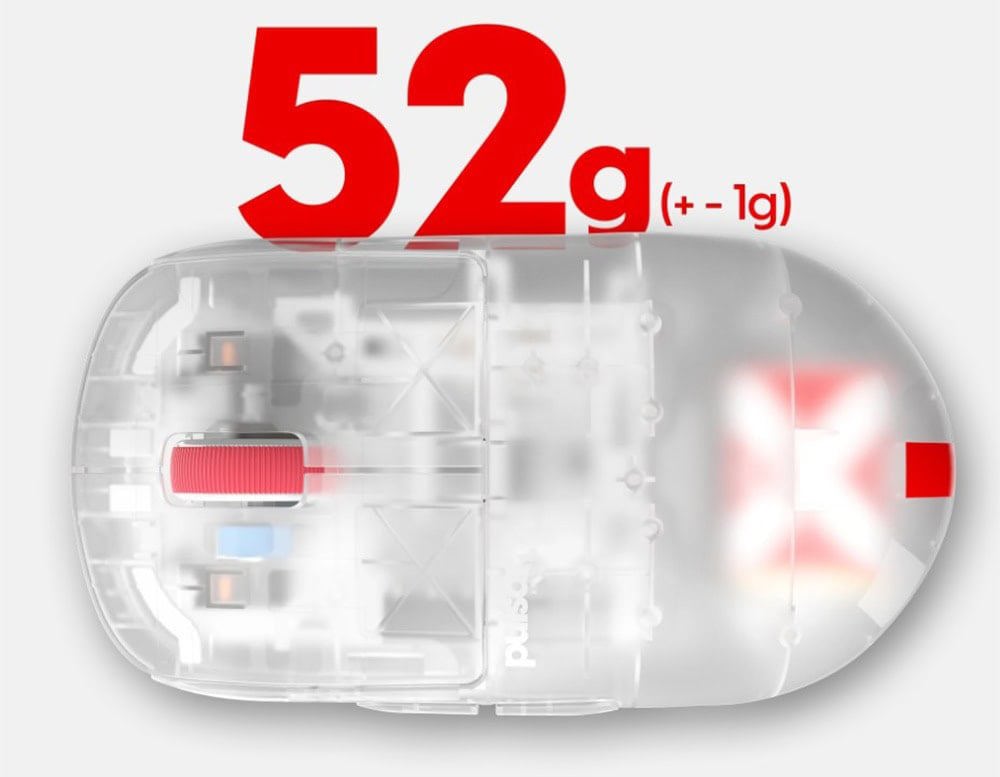 Pulsar X2h Super Clear Edition Mouse H4