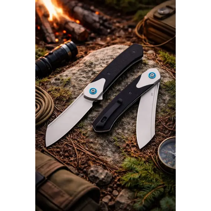 Knivox Browning Premium Black G10 D2 Çelik Bıçak