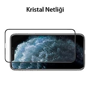 iphone 11 pro ekran cam koruyucu